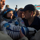 Peggy Whitson is helped out of the Soyuz MS-04 spacecraft in Kazakhstan, Sunday, Sept. 3, 2017. Image via the AP.